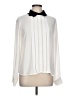 Greylin 100% Polyester Ivory Long Sleeve Blouse Size L - photo 1