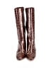 Vince Camuto Animal Print Solid Brown Boots Size 8 - photo 2