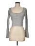 LA Hearts Gray Long Sleeve Top Size M - photo 1