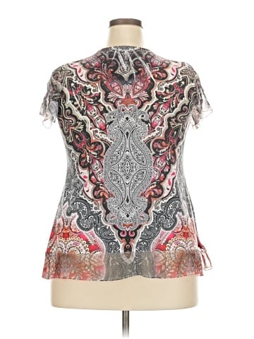 One World Short Sleeve Blouse (view 2)