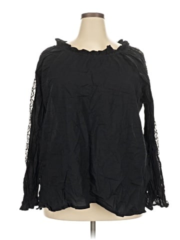 The Pyramid Collection Long Sleeve Blouse (view 1)