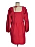 Amadi Solid Red Casual Dress Size M - photo 2