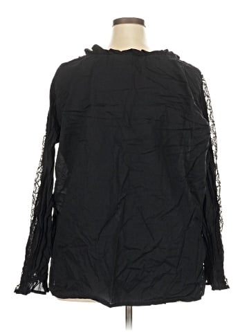 The Pyramid Collection Long Sleeve Blouse (view 2)