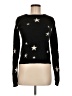 Sea Bleu 100% Cashmere Stars Black Cashmere Pullover Sweater Size M - photo 1