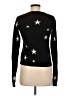 Sea Bleu 100% Cashmere Stars Black Cashmere Pullover Sweater Size M - photo 2