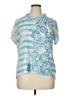 Simply Southern Blue Short Sleeve Top Size 1X - photo 1