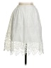 Want and Need 100% Polyester White Casual Skirt Size S - photo 2