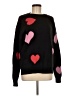 Unbranded Hearts Black Pullover Sweater Size M - photo 1