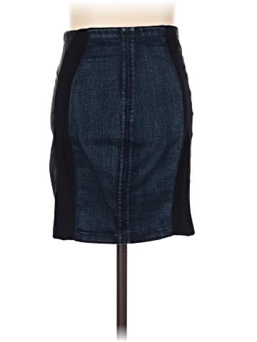 Helmut Lang Denim Skirt (view 2)