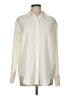 Open Edit Ivory Long Sleeve Button-Down Shirt Size M - photo 1