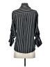 Express Outlet 100% Polyester Stripes Black 3/4 Sleeve Blouse Size XS - photo 2