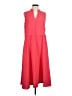 Anne Klein 100% Polyester Solid Red Casual Dress Size 10 - photo 1