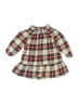 Old Navy 100% Cotton Plaid Tan Dress Size 12-18 mo - photo 2