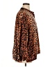 Natori Animal Print Orange Long Sleeve Blouse Size 0X (estimated) - photo 4