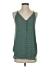 Ann Taylor LOFT 100% Polyester Green Sleeveless Blouse Size XS - photo 1