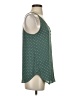 Ann Taylor LOFT 100% Polyester Green Sleeveless Blouse Size XS - photo 4