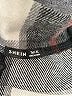 Shein 100% Polyester Plaid Gray Coat Size XL (tall) - photo 6