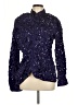 aDressing Woman 100% Polyester Purple Pullover Sweater Size L - photo 1