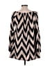 Win Win Chevron-herringbone Tan Casual Dress Size L - photo 2