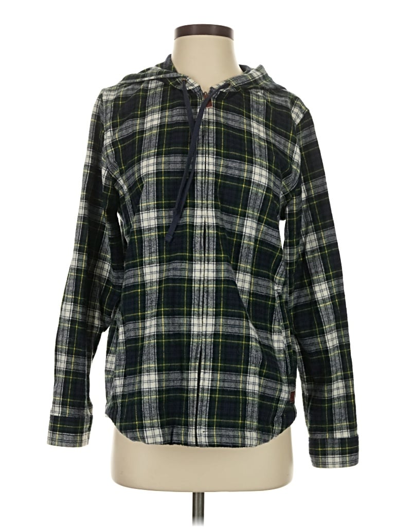 Pre-owned L.l.bean Fleece Jacket In Green