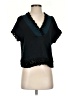 Lou & Grey Black Short Sleeve Top Size XS - photo 1