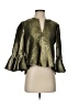 BCBGMAXAZRIA Metallic Gold 3/4 Sleeve Blouse Size XS - photo 1