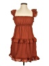 WeWoreWhat 100% Polyester Brown Sleeveless Top Size S - photo 1