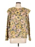 LC Lauren Conrad Floral Yellow Cardigan Size L - photo 1