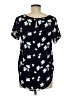 Simply Styled Black Short Sleeve Blouse Size M - photo 2
