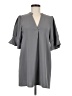 Unbranded 100% Polyester Solid Gray Casual Dress Size M - photo 1