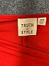 Truth + Style Solid Red Casual Dress Size 3X (petite) - photo 7