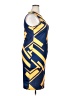 Unbranded Graphic Blue Cocktail Dress Size 2X - photo 4