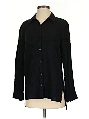 Eileen Fisher Long Sleeve Button-Down Shirt (view 1)