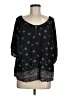 Ecote 100% Rayon Black 3/4 Sleeve Blouse Size M - photo 1