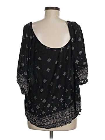 Ecote 3/4 Sleeve Blouse (view 2)