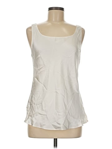 Lafayette 148 New York Sleeveless Silk Top (view 1)