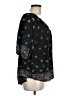 Ecote 100% Rayon Black 3/4 Sleeve Blouse Size M - photo 4