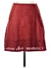 Express Hearts Burgundy Casual Skirt Size 0 - photo 1