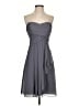 David's Bridal 100% Polyester Gray Cocktail Dress Size 4 - photo 1