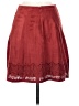 Express Hearts Burgundy Casual Skirt Size 0 - photo 2