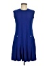 Zara 100% Polyamide Blue Casual Dress Size L (estimated) - photo 1