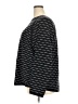 Karen Scott 100% Cotton Stripes Black Pullover Sweater Size 3X - photo 5