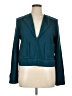 St. John Teal Wool Blazer Size 14 - photo 1