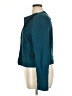 St. John Teal Wool Blazer Size 14 - photo 5