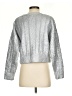 Major Label Group 100% Polyester Metallic Silver Pullover Sweater Size S - photo 2