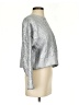 Major Label Group 100% Polyester Metallic Silver Pullover Sweater Size S - photo 4