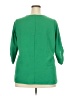 Cure Green 3/4 Sleeve Blouse Size 2X - photo 2