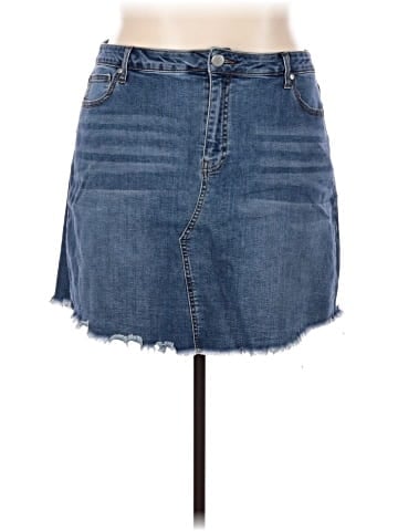A Beautiful Soul Denim Skirt (view 1)