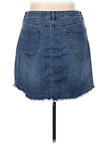 A Beautiful Soul Denim Skirt (view 2)