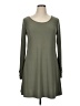 Mudd Solid Green Casual Dress Size XL - photo 1